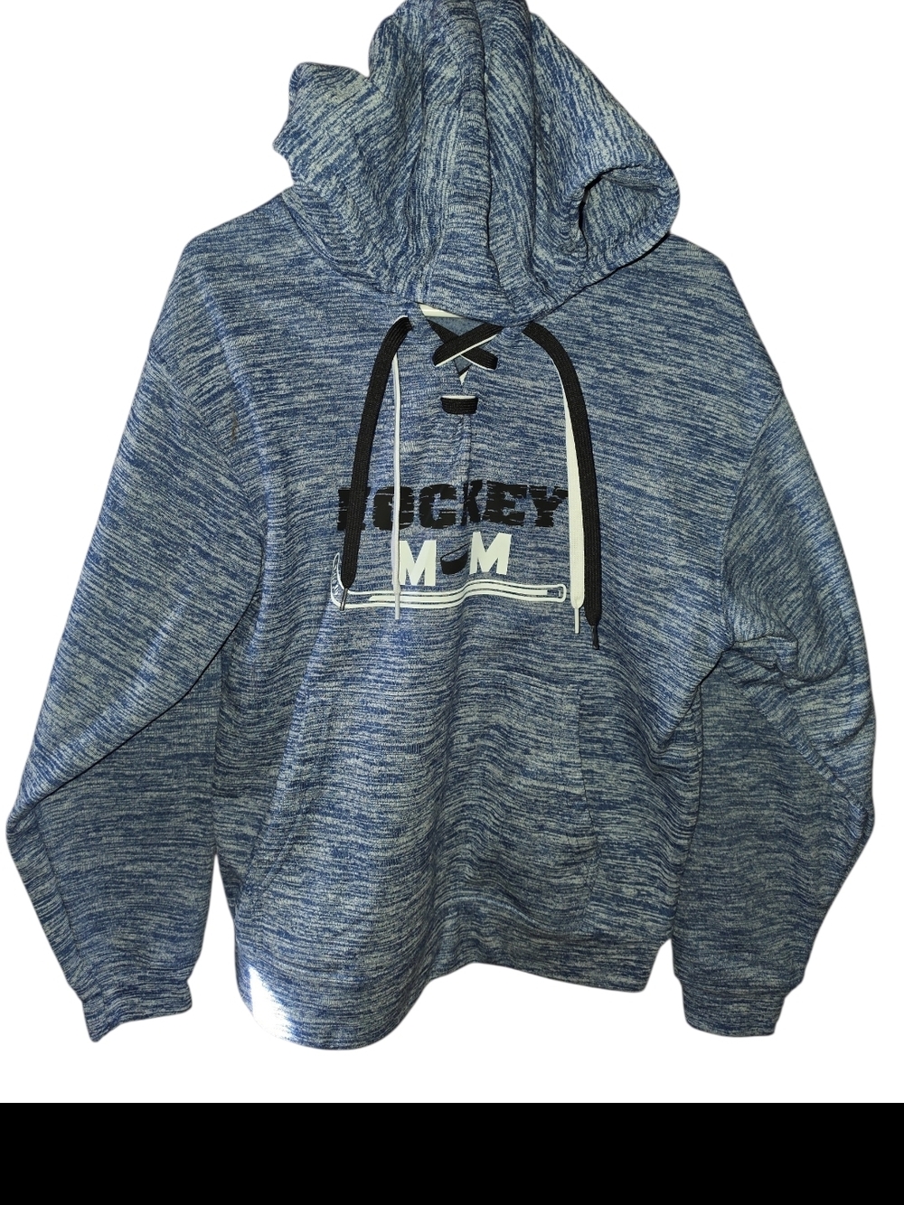 4/8/49. In Play Blue Hockey Mom Hoodie